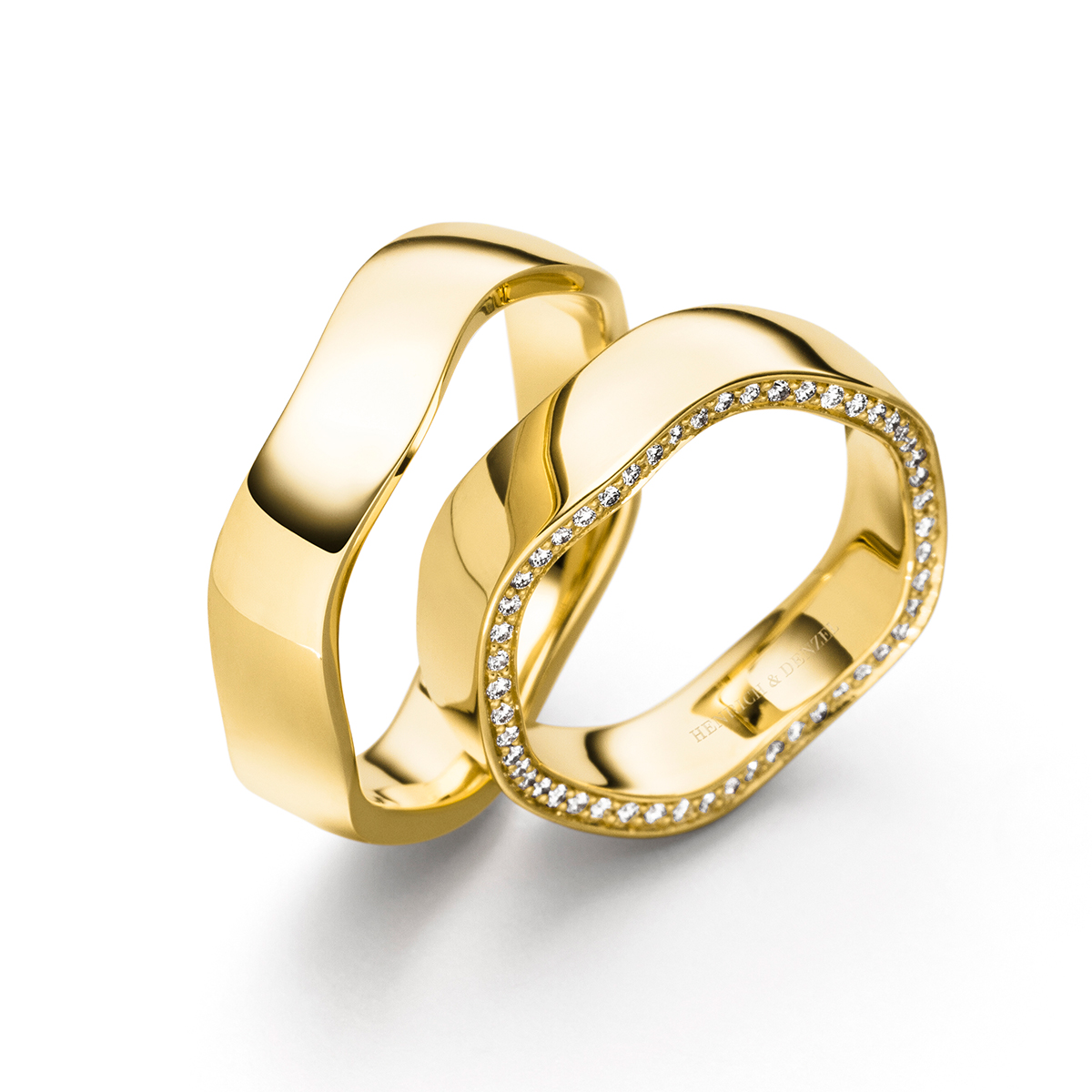 Wave Wedding Ring HER - Image 2