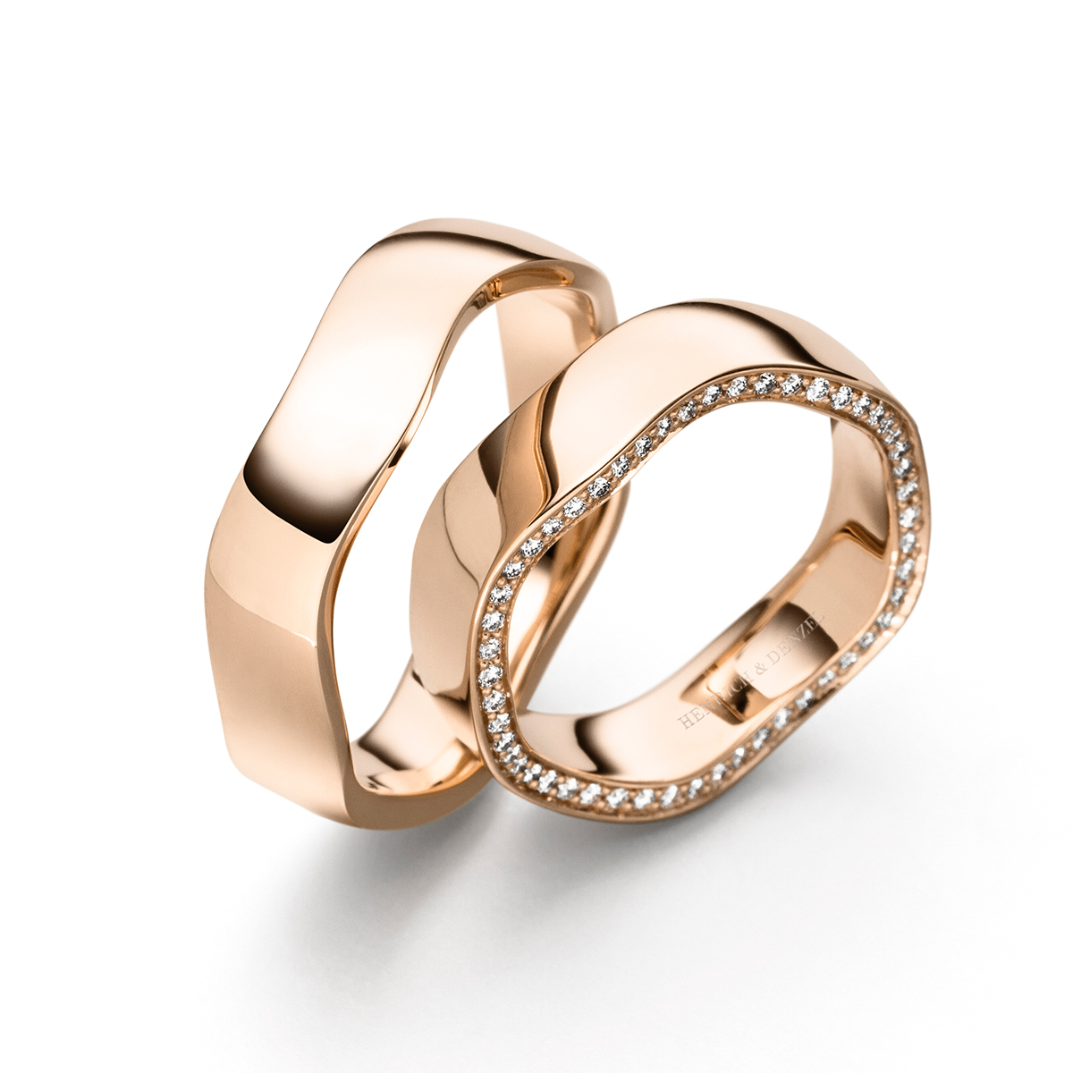 Wave Wedding Ring HER - Image 3